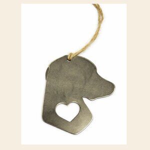 Metal Pitbull Head Ornament – New With Tags | Dog Lover Gift | Rustic Decor